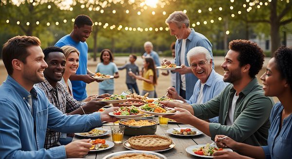 Family Gathering Outdoor
